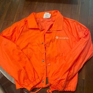 Champion Women’s rain/windbreaker jacket. size Medium